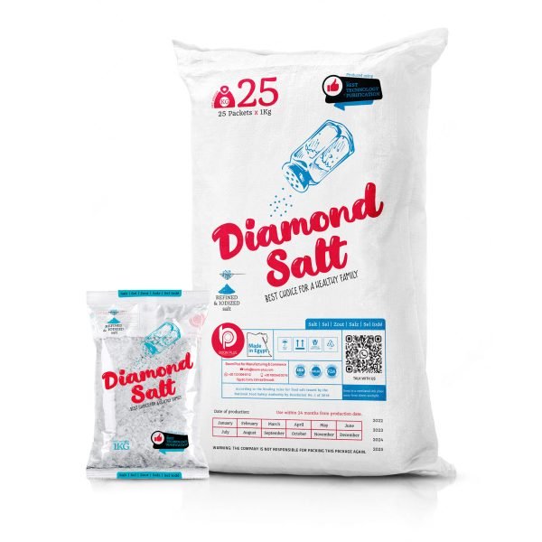 Salt Quality Egyptian product Purity Top grade 100% Natural best quality big bag packing private label low moq iodized salt