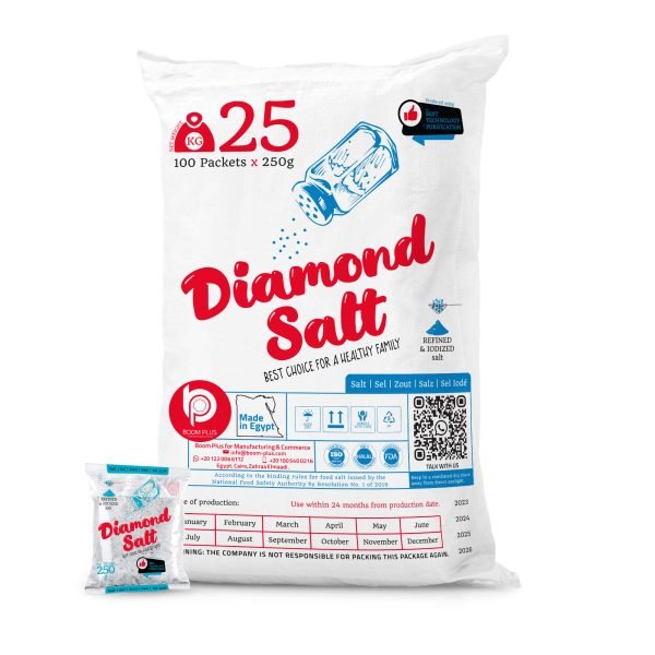 Salt Quality Egyptian product Purity Top grade 100% Natural best quality big bag packing private label iodized salt