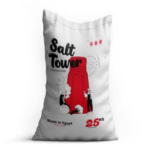 Sel Tower (25 kg) Qualité du sel Sel de mer égyptien Pureté Qualité supérieure 100 % naturel Meilleure qualité Emballage en grand sac Sel iodé