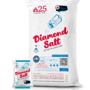 Diamond Salt (25kg) Edible Salt Quality Egyptian product Purity Top grade 100% Natural best quality big bag packing private label low moq Export from Egypt ملح كريستالي حبيبات