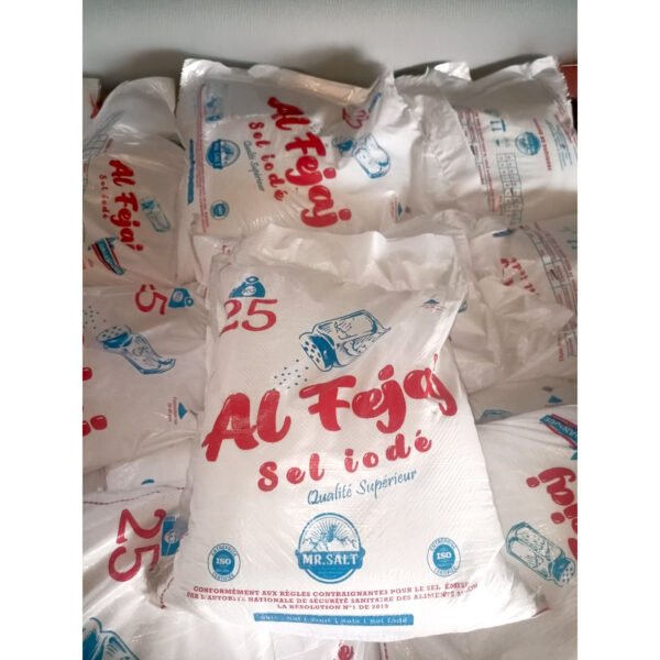 Al Fejaj 25kg Refined Table Salt – High Purity Edible Grade | Food Industry Use | Egyptian Bulk Supply | OEM & Private Label - Image 4