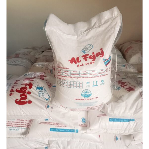 Al Fejaj 25kg Refined Table Salt – High Purity Edible Grade | Food Industry Use | Egyptian Bulk Supply | OEM & Private Label - Image 5