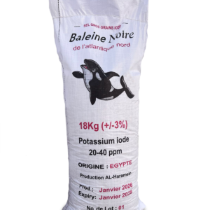Baleine Noire Egyptian Sea Salt – Washed & Iodized Coarse Salt | iodized 20 - 40 ppm Bulk Supply & Export