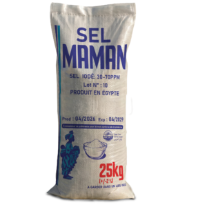 Maman 25kg Iodized Table Salt | 30-70 PPM Iodine | Refined Sea Salt Food Grade