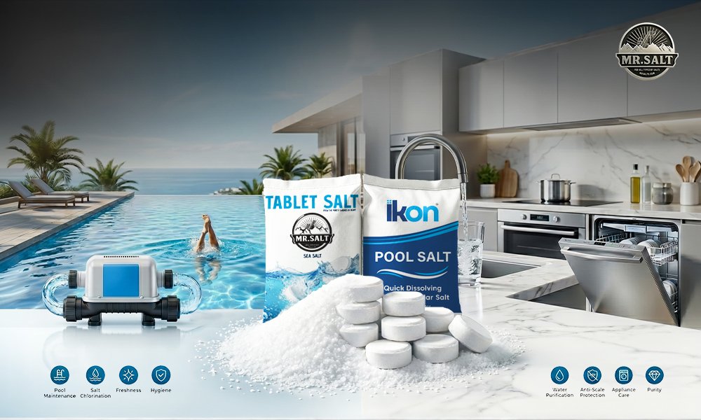high-purity salt (99.8% NaCl) Pool Slat - Tablet Salt