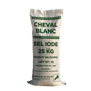 Cheval Blanc Salt 25kg Sel Iodé - High-Purity Food Grade Refined Salt - Direct Factory Export