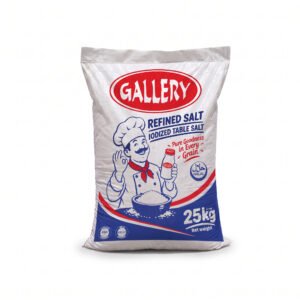 Gallery Refined Salt Iodized Table Salt 25000g - Pure goodness in Every grain - Industrial & Retail Supply
